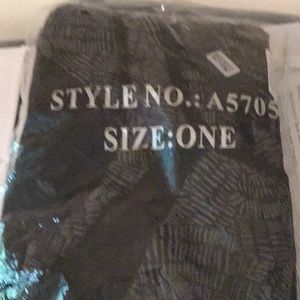 Black and grey workout gear